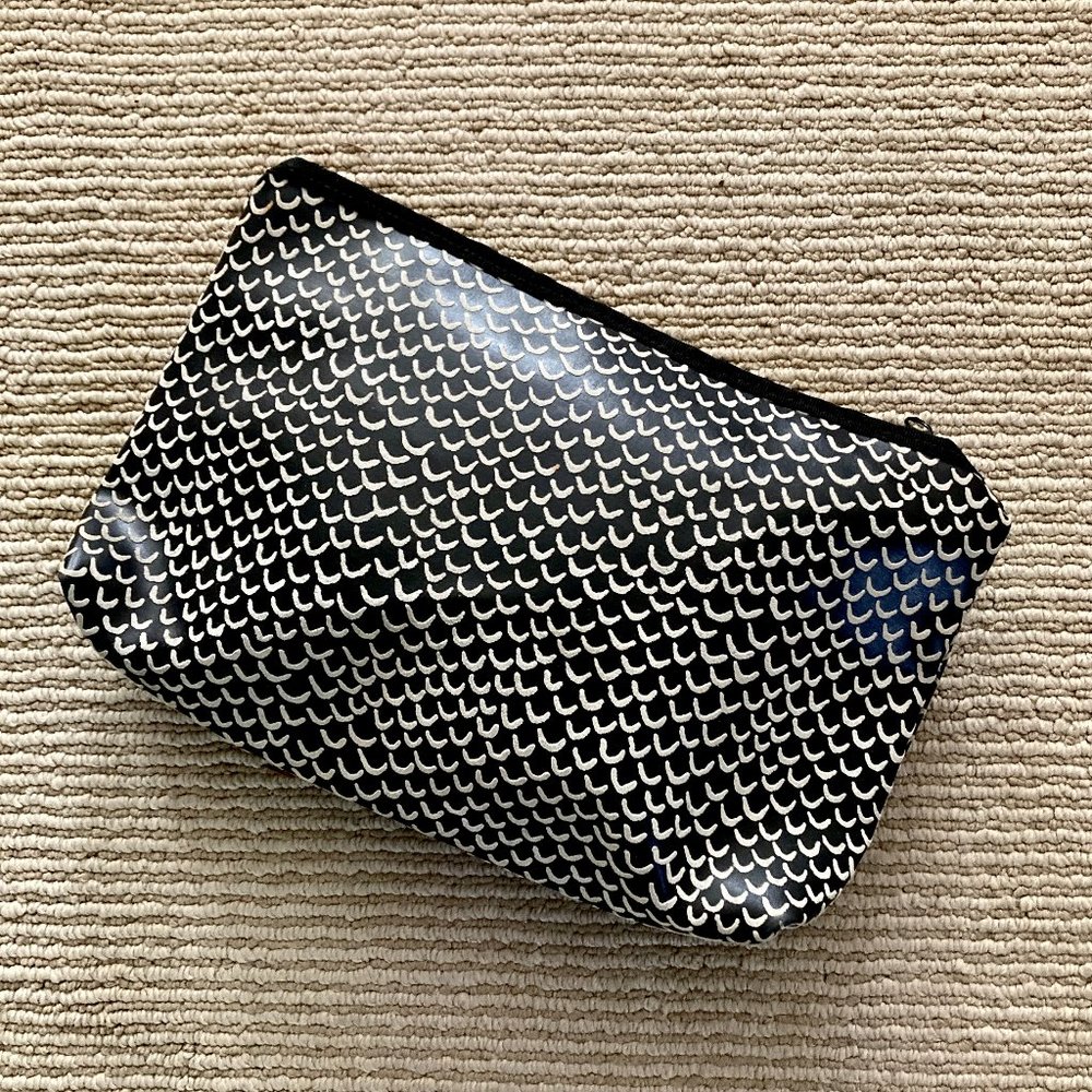 Italian Textured Zippered Clutch/Case